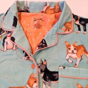 Nick & Nora Sz M Boston Terrier P.J. Top